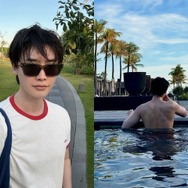俳優イ・ジョンソク、“バキバキの背筋”にファン悶絶…休暇中のプライベートショットから目が離せない！【PHOTO】