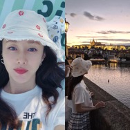 プラハで“旅行会社CEO”になった女優キム・ジスが近況を報告「引退説は事実無根」