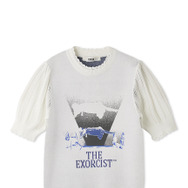 【THE EXORCIST】ハーフスリーブニット　WHT