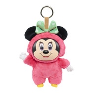 ミニーマウス（イチゴ）【ハッピー・ホール】 『ディズニー』ぬいぐるみキーチェーン　フレッシュ・フルーツ
