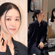 女優イ・ヨンエ、オールブラックで魅せた“驚異のプロポーション”「え、どっちがマネキン？」【PHOTO】