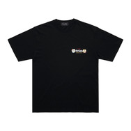 ちいかわ×オリオンビール シーサーのおみやげやさん Tシャツ ブラック_カンパ～イ／©nagano©Uema©Orion