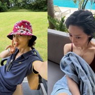 『ザ・グローリー』女優が日本でのんびり。“贅沢な療養”がうらやましい！【写真】
