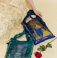 【ディズニーコレクション】美女と野獣/サテンプリントトートバッグ／8,800円（税込）