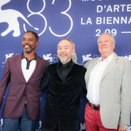 ロドニー・ヒックス、塚本晋也、ジェフリー・ラッシュ © Kazuko Wakayama