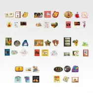 K賞 〈100エーカーの森〉フレークステッカー／© Disney. Based on the“Winnie the Pooh”works by A.A. Milne and E.H. Shepard.