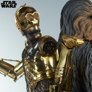 『スター・ウォーズ』 【プレミアム・フォーマット・フィギュア】チューバッカ＆C-3PO／170,000円（税込）