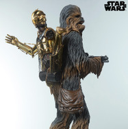 『スター・ウォーズ』 【プレミアム・フォーマット・フィギュア】チューバッカ＆C-3PO／170,000円（税込）