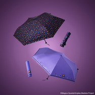 晴雨兼用折りたたみ傘 （ソウルジェム＆花柄）（ベベ柄）各7,700円（税込）／©Magica Quartet/Aniplex,Madoka Project