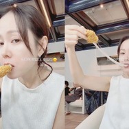 女優ソン・イェジン、豪快にチーズを頬張るお茶目な“モッパン”姿にギャップ萌え！【写真】