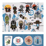 『マンダロリアンとグローグー　ポストカード＆ステッカーブック』1760円 (C) & TM 2026 Lucasfilm Ltd.
