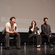 ソン・ソック、永山瑛太「プルンギル －青の道－」第31回釜山国際映画祭／photo：Ayako Ishizu