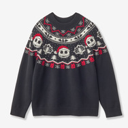 ユニセックスクリスマスニット「ナイトメアー・ビフォア・クリスマス／ジャック」11,900円© Disney