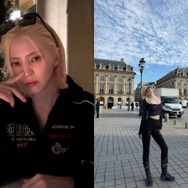 金髪×レギンスの衝撃ビジュアル！女優ハン・ソヒ、「誰にも真似できない」大胆スタイリングで魅了【写真】