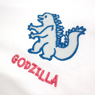 ゴジラ | 刺繍Tシャツ（Design by 神木）／Godzilla | Embroidered T-Shirt (Design by Kamiki)（税込4,500円）／TM & © TOHO / ©Co-LaVo