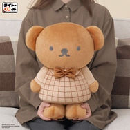WH賞　特大サイズぬいぐるみ　ボリス　ラインチェックのお洋服／タイトーくじ ミッフィー＆ボリス Line Check Collection