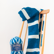 SELF-STRIPING SCARF YARN