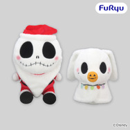11月展開商品　『ティム・バートンのナイトメアー・ビフォア・クリスマス　FukuFuku BIGぬいぐるみ～クリスマス～』（全2種類）／©Disney
