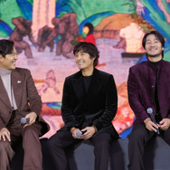 イ・ジョンジェ、イ・ビョンホン、パク・ヘス（「イカゲーム」キャスト）　Netflix Korea 10周年イベント　