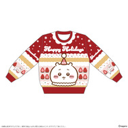 ちいかわクリスマスマーケット クリスマストレーナー ちいかわ　※サイズ展開：M、L、XL　4,400円