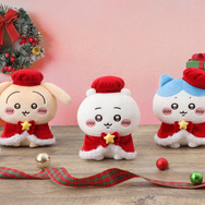 ちいかわクリスマスマーケット クリスマスマーケットなぬいぐるみ（ちいかわ、ハチワレ、うさぎ）　各3,190円