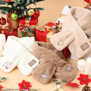 ちいかわクリスマスマーケット もこもこマフラー（ちいかわ、ハチワレ、うさぎ）　各3,300円