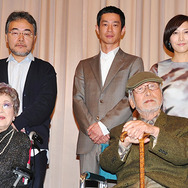 『ペコロスの母に会いに行く』試写会（岩松了＆加瀬亮＆一青窈＆赤木春恵＆森崎東監督）