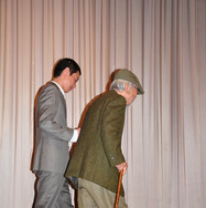 『ペコロスの母に会いに行く』試写会（加瀬亮＆森崎東監督）