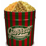 クリスマスシーズン限定 特大 6.5ガロン缶 15,600円、フレーバー：キャラメルクリスプ、チーズコーン、   マイルドソルトの特別アソート