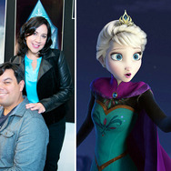 クリステン・アンダーソン＝ロペス（妻）＆ロバート・ロペス（夫）／PHOTO：KaoriSuzuki／『アナと雪の女王』-(c) 2013 Disney Enterprises, Inc. All Rights Reserved.