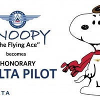 スヌーピー、デルタ航空の名誉パイロットに！ 画像