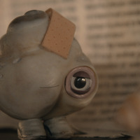 イザベラ・ロッセリーニの収録風景も『マルセル 靴をはいた小さな貝』メイキング映像 画像