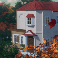 赤い屋根の大きなお家が登場！『劇場版 シルバニアファミリー』場面写真 画像