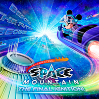 【ディズニー】現行「スペース・マウンテン」、最後の宇宙旅行を楽しもう！ ファイナルイベントが4月9日、期間限定スタート 画像