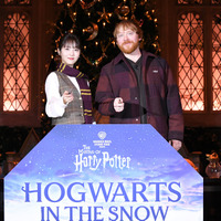 ルパート・グリント緊急来日！浜辺美波も登壇「ホグワーツ・イン・ザ・スノー」大広間ライトアップセレモニー 画像