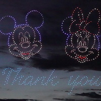 【ディズニー】大空をファンタジーで彩るドローンショー、8月16日（土）山形県・第32回赤川花火大会で開催 画像