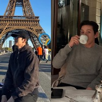 チ・チャンウク、パリでも輝くイケメンぶり！まるで“彼女目線”のオフショットに反響【PHOTO】 画像