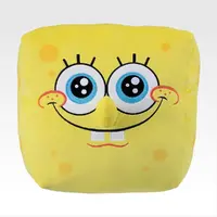 一番くじにスポンジ・ボブ登場！ ラストワン賞はボブのもちもちフェイスクッション