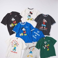 ミッキーマウスたちがサッカーデザインのTシャツに！JOURNAL STANDARDが限定発売 画像