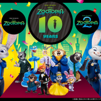 『ズートピア』公開10周年を祝うキャラクター大集合のHappyくじ登場