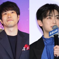 「サッカー見てる場合じゃない」!? 松山ケンイチ、「Tシャツ」共演・高橋文哉の『ブルーロック』鑑賞報告に反響続々