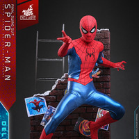 雪のニューヨークを再現した台座も！ スパイダーマン「ファイナル・スウィング・スーツ」デラックス版が登場