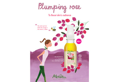 オイルと水を二層にした新処方！　「メルヴィータ」のバラ色元気肌を育む新習慣 画像