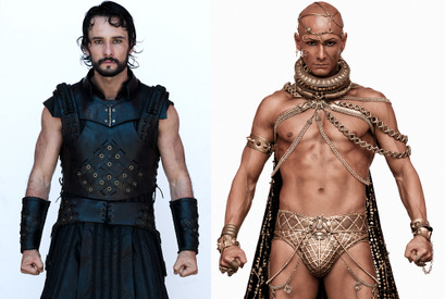 驚異のビフォー＆アフター！　『300』金色の怪神は、超絶イケメンだった!? 画像