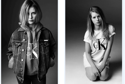ケイト・モスの妹、カルバン・クライン ジーンズの限定コレクションのモデルに起用 画像