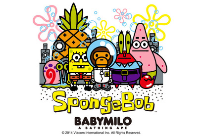 BAPEとスポンジ・ボブが8年ぶりの再会！　キャラTやアイフォンケース発売 画像