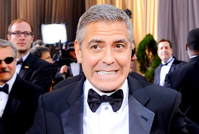 ジョージ・クルーニー、婚約者の妊娠説を否定 画像