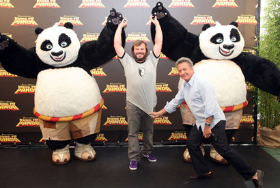 『カンフー・パンダ』の師弟コンビがヨーロッパ・プロモーション中 画像