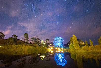 【NZホビット・ツアー】ライトアップで幻想的な世界に！ ホビット庄に潜入・後半 画像
