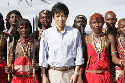 大沢たかお、マサイ族とロケ！　さだまさしの名曲を“映画化”『風に立つライオン』 画像